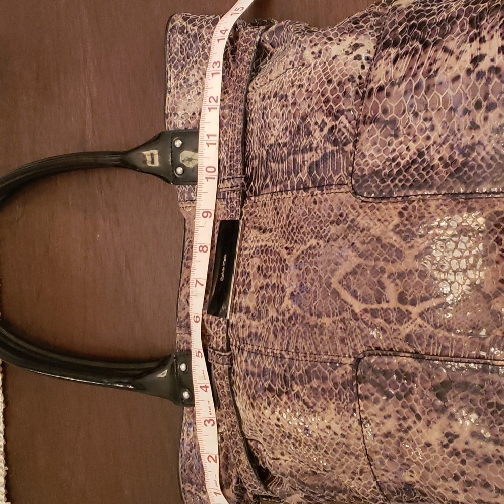 Calvin Klein Python Print Handbag - image 5